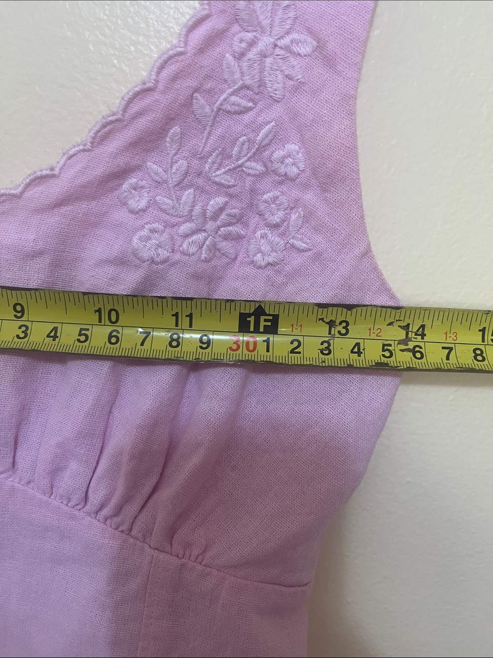 Hollister Light Lavender Embroidered Button-Front Camisole - Picture 7 of 7